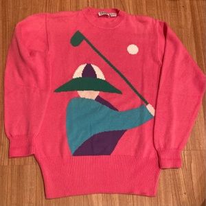 Vintage Leon Levin Golf Sweater - Size L
